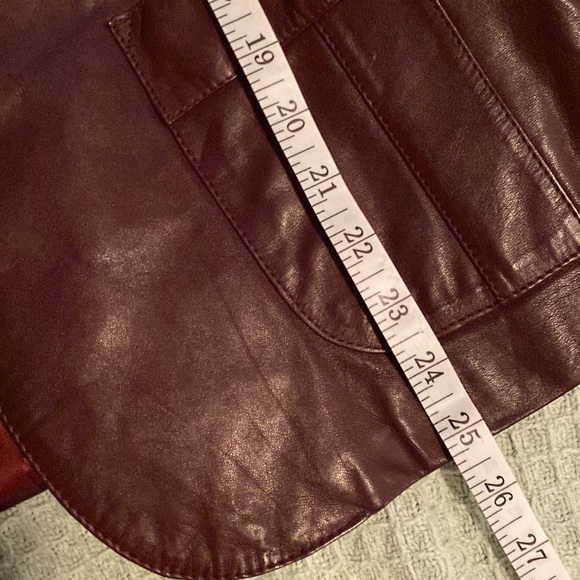 Carriage court leather coat size 14 vintage - Picture 10 of 11